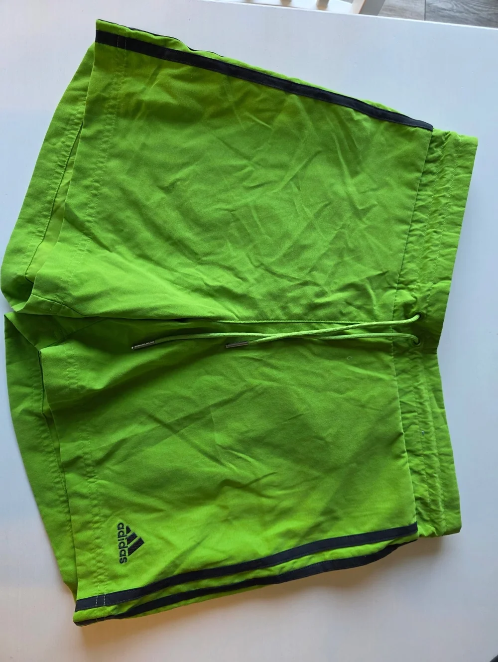 NWT Adidas Women's Neon Green Athletic Shorts ~ Size Medium - Picture 4 of 10